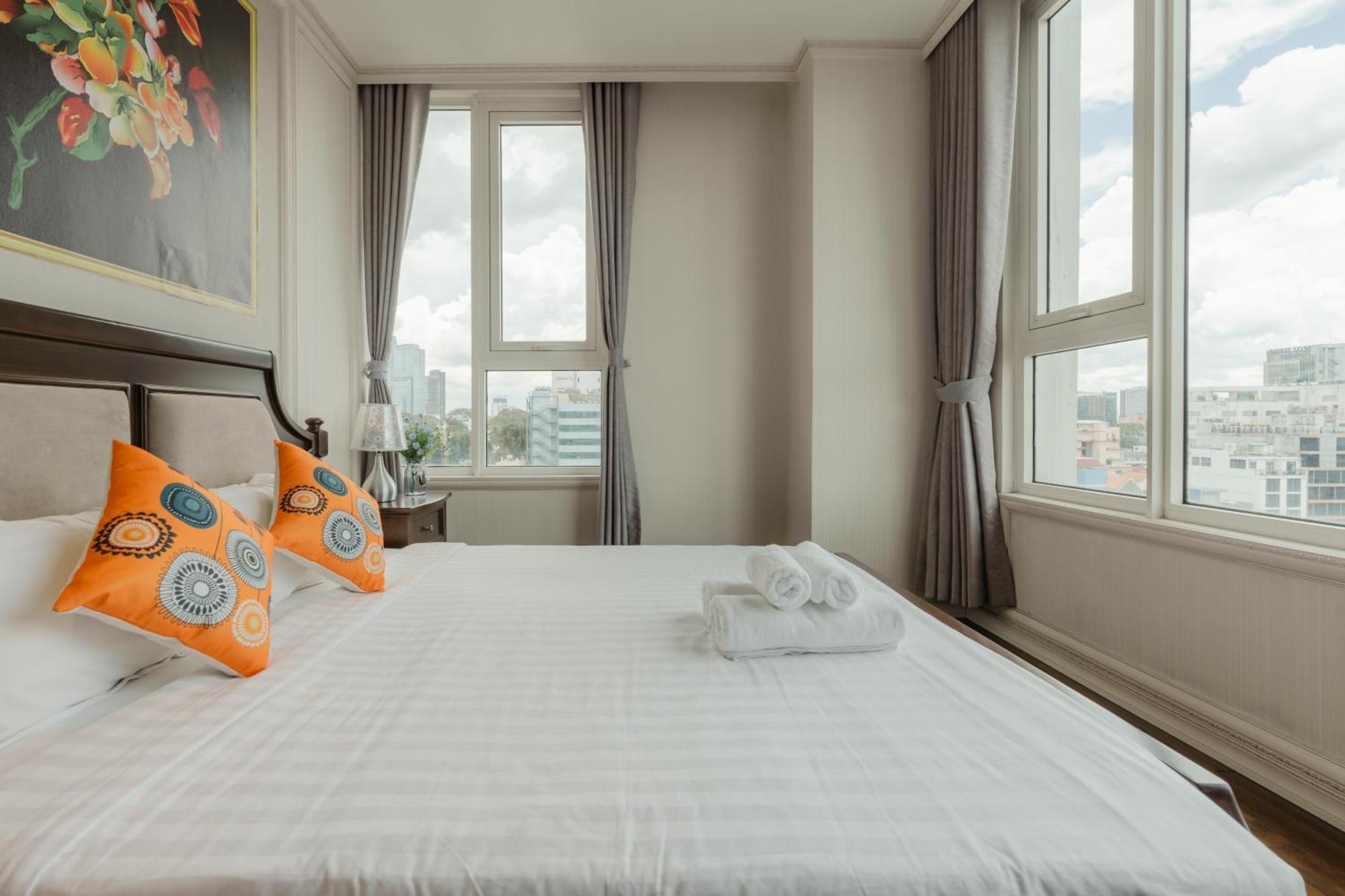 Leman Luxury Apartments โฮจิมินห์ซิตี้ ภายนอก รูปภาพ